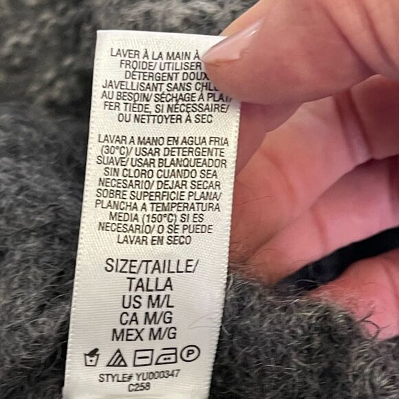 Bird by Juicy Couture Mohair Knit Ombré  Dolman Sweater Size Medium. - Picture 6 of 6